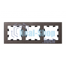 Рамка 3-м AtlasDesign Nature стекло мокко SchE ATN320603 Рамка 3-м AtlasDesign Nature стекло мокко SchE ATN320603