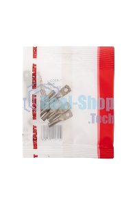 Наконечник медный луженый Rexant ТМЛ 2,5–4–2,6 (2,5мм² - Ø5мм) ГОСТ 7386-80 (в упак. 10 шт.)