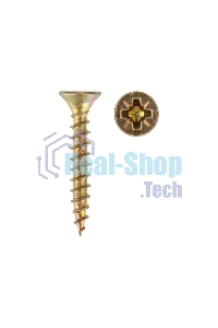 Саморез универсальный Kranz 3х20, желтый цинк, упаковка поставщика (32 000 шт.)