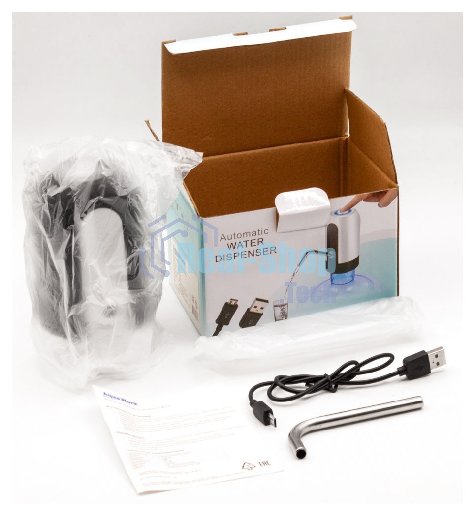 Помпа для 19л бутыли Aqua Work H-RP14 электрический черный/белый