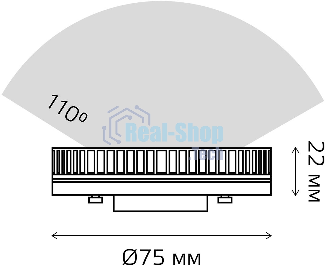 Лампа светодиодная Gauss LED Elementary GX53 11W 830lm 4100K 1/10/100 0