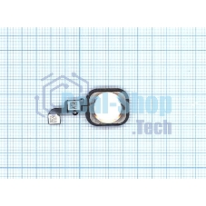 Кнопка HOME в сборе с механизмом и шлейфом для iPhone 6/6 Plus, золотая