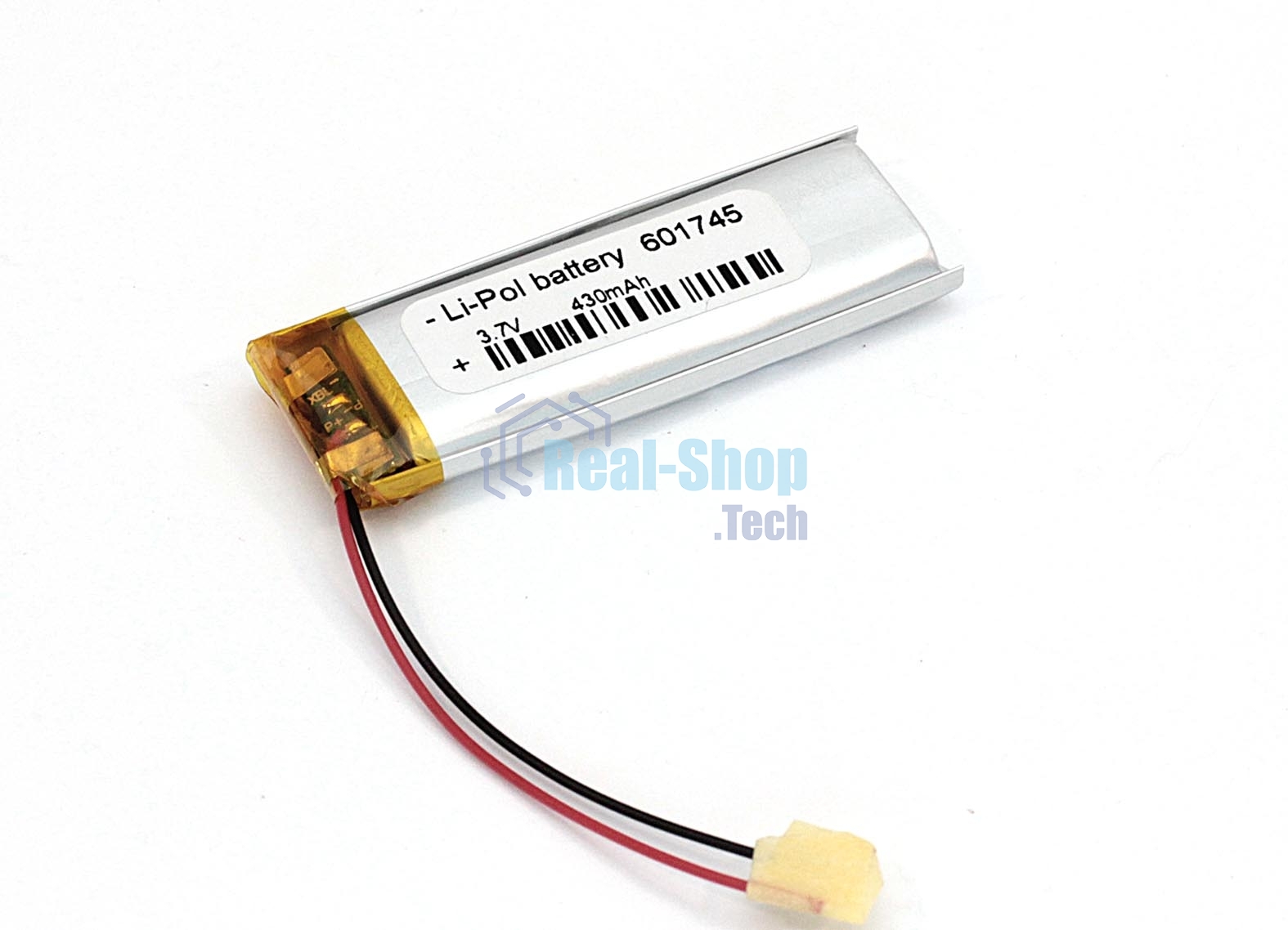 Аккумулятор Li-Pol (батарея) 6x17x45мм 2pin 3.7V/430mAh