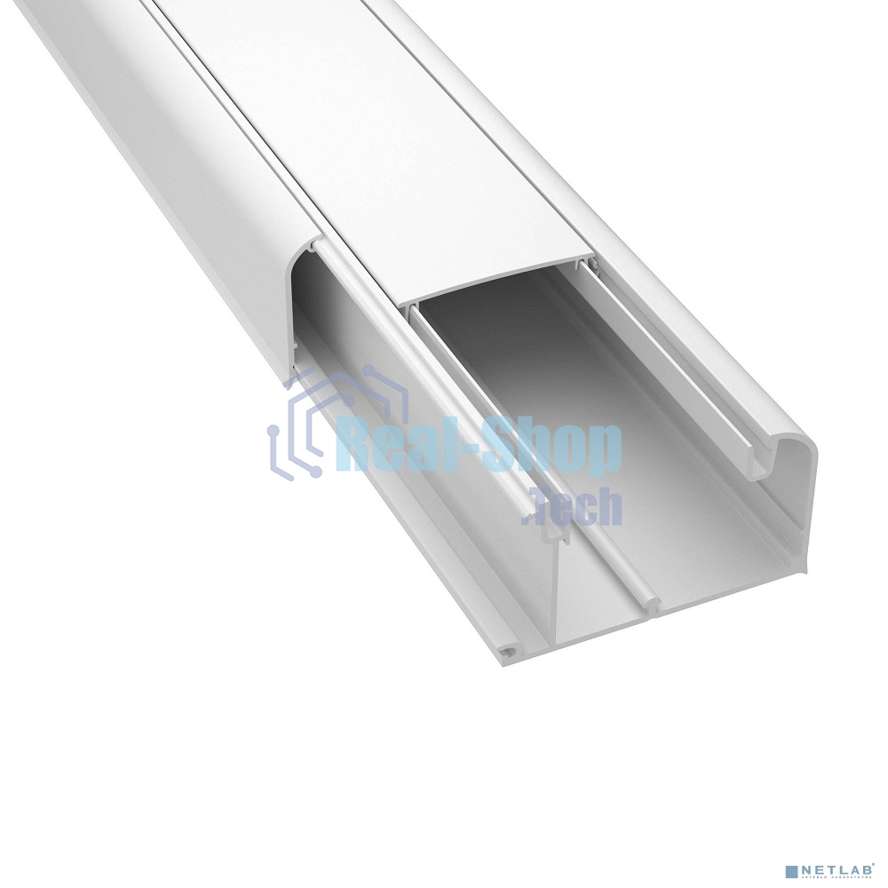 Кабель-канал 90 х 50 мм, с перегородкой, боковой и фронтальной крышками (2 метра) Dkc 09500