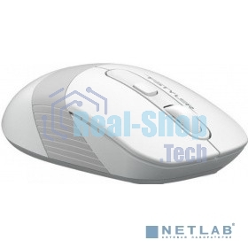 Мышь беспроводная A4Tech Fstyler FG10 белый/серый, 2000 dpi, радиоканал, USB, кнопки - 4
