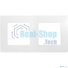 Рамка 2-м Etika белый Legrand 672502