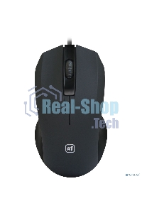 Мышь проводная Defender MM-310 черный, 1000 dpi, USB, кнопки - 3