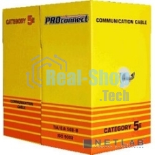 Кабель Proconnect (01-0148) Кабель FTP cat.5e 4 пары (305м) 0.4 мм