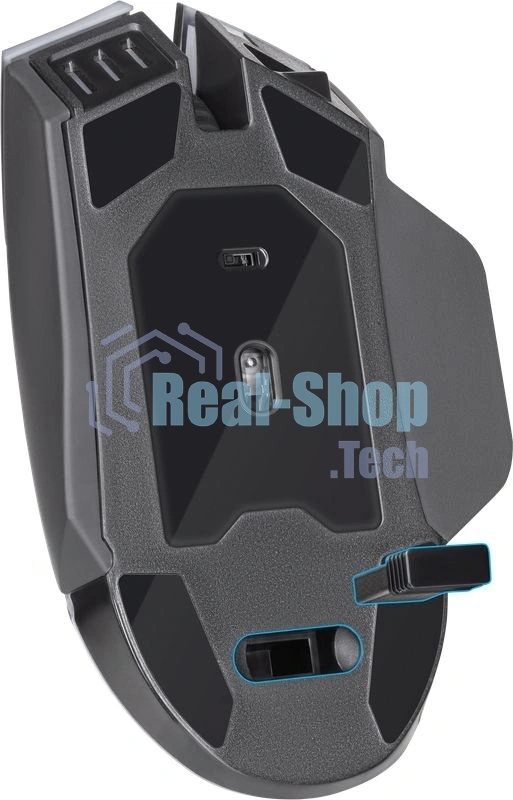 Мышь беспроводная Defender Oneshot GM-067 черный, 3200 dpi, радиоканал, USB, кнопки - 7