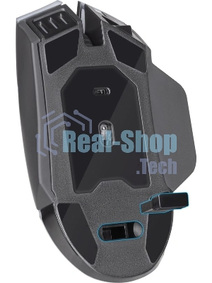Мышь беспроводная Defender Oneshot GM-067 черный, 3200 dpi, радиоканал, USB, кнопки - 7