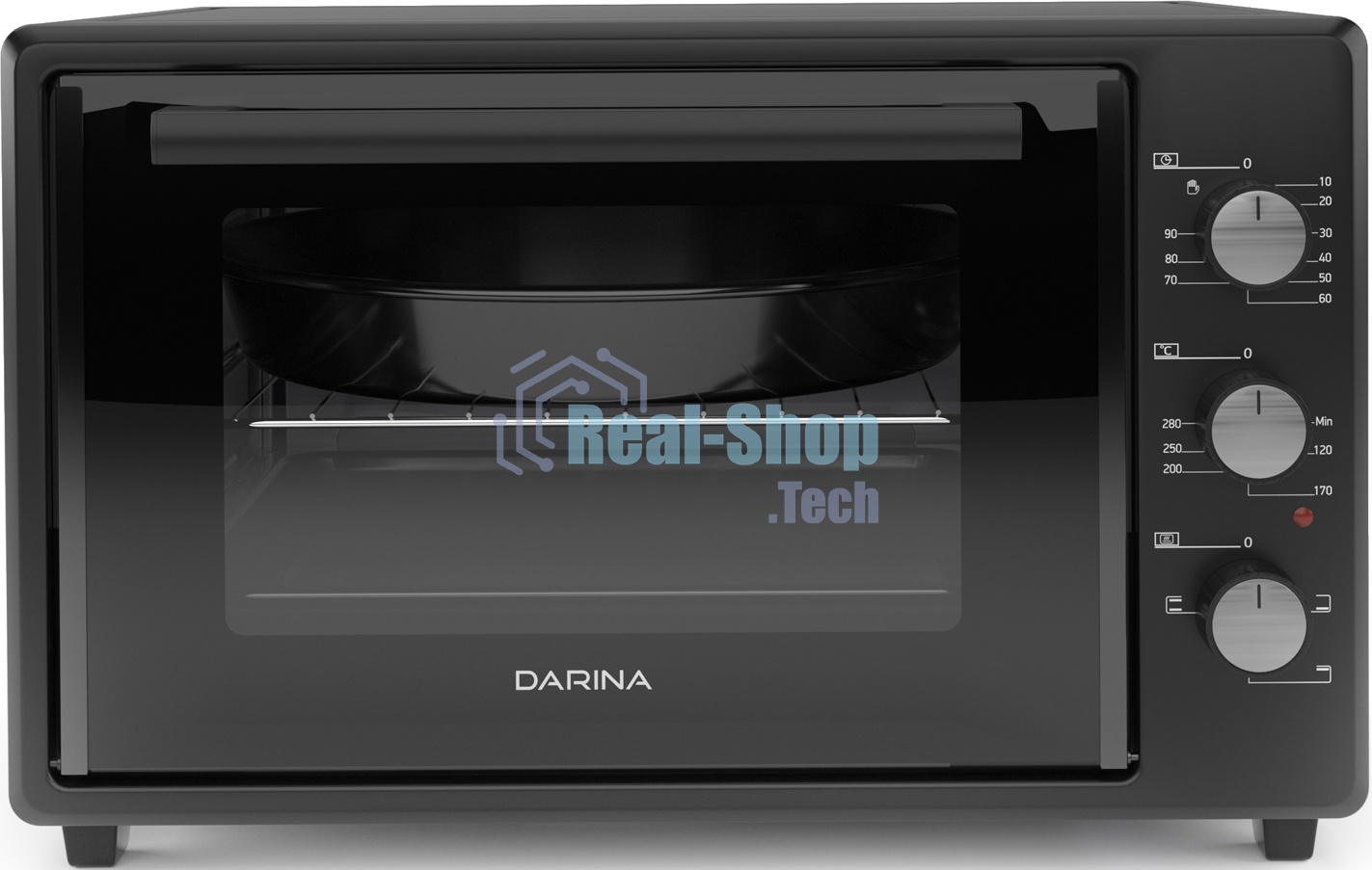 Мини-печь Darina UB NDE 37 701 B 37л. 1400Вт черный