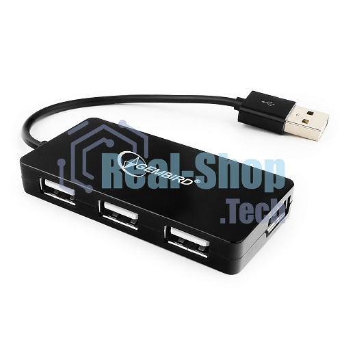 USB-концентратор USB 2.0 Gembird UHB-U2P4-03, 4 порта, блистер