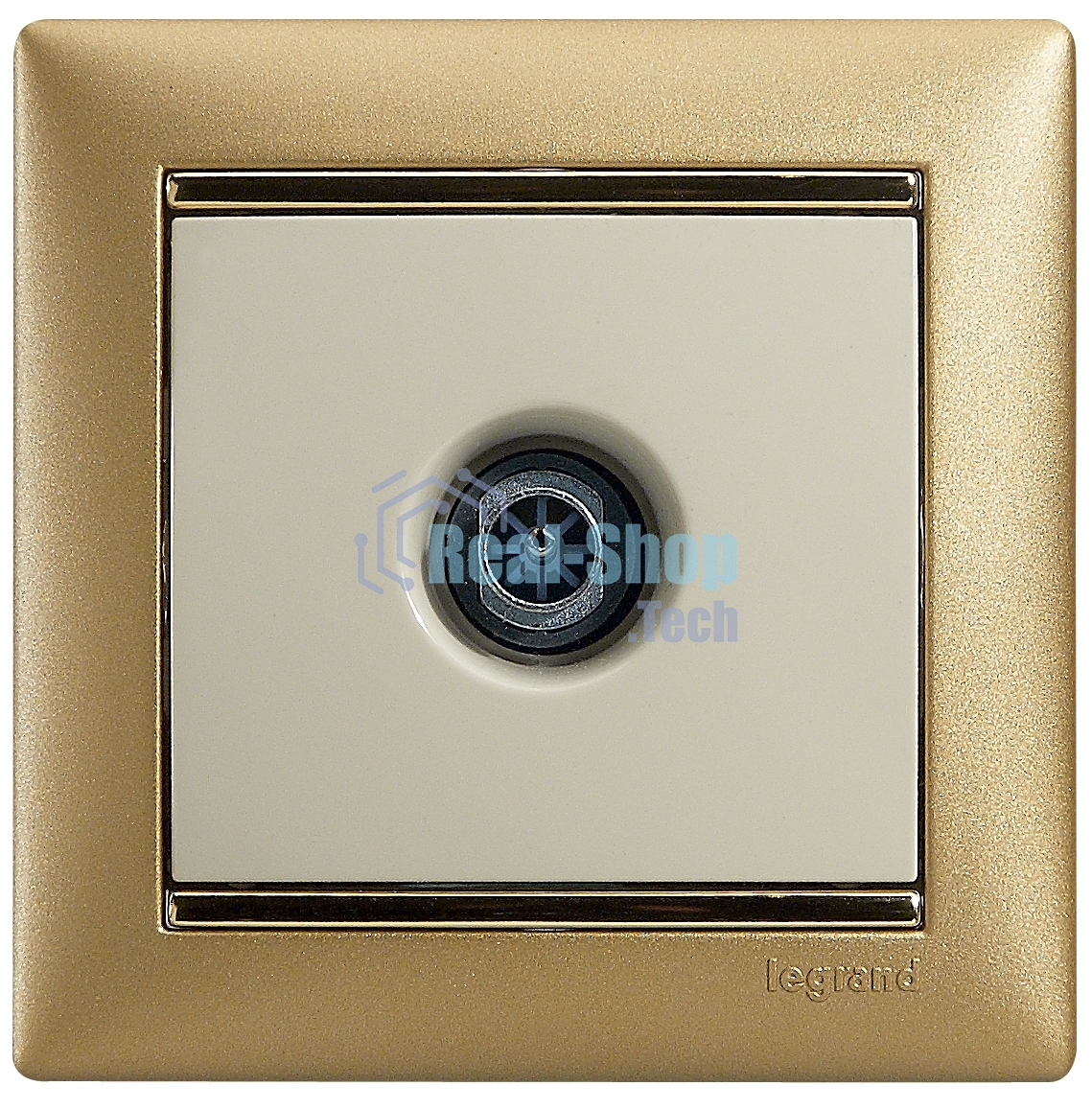 Розетка телевизионная Legrand 774329 TV Valena звезда 1,5Дб 2400МГц (слоновая кость)