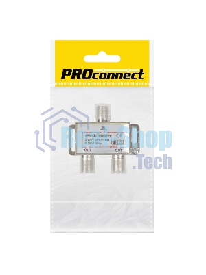 Делитель PROconnect (FD-2515) ТВ х 2 под F разъем 2500 СПУТНИК