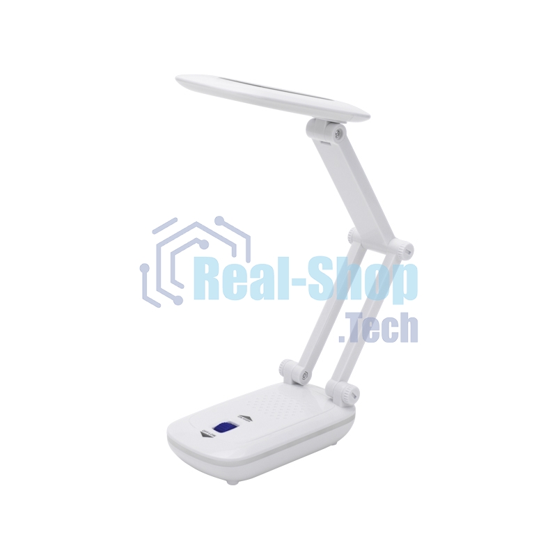 Светильник настольный Rexant Сиквел Про c солнечной панелью и с ночником, 220 В, LED, 5 Вт, 4000 К, бесступенчатое диммирование, заряжаемый, 2 ч автономной работы