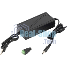 Источник питания 8837 Mollusk-VR 12/512В, 5А. Сетевой диапазон 110-245В провод с вилкой 8837 Mollusk-VR 12/5 power supply 12V, 5A. Mains range 110-245V wire with plug