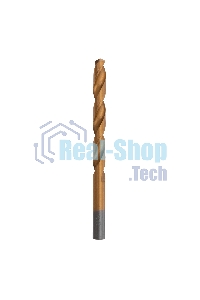Сверло по металлу Matrix, 9 мм, HSS, нитридтитановое покрытие, цилиндрический хвостовик