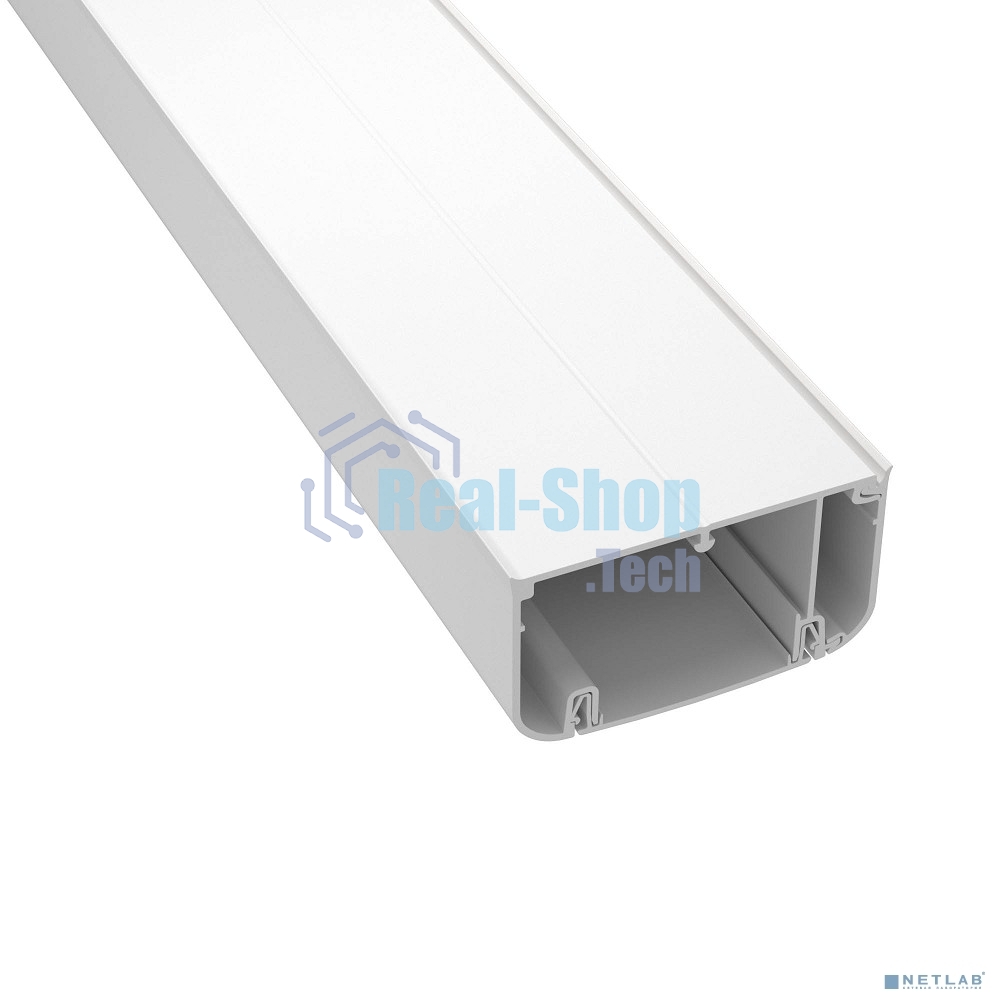 Кабель-канал 90 х 50 мм, с перегородкой, боковой и фронтальной крышками (2 метра) Dkc 09500