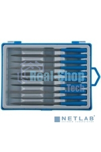 Профи набор надфилей Зубр 10 шт 140 мм, в боксе