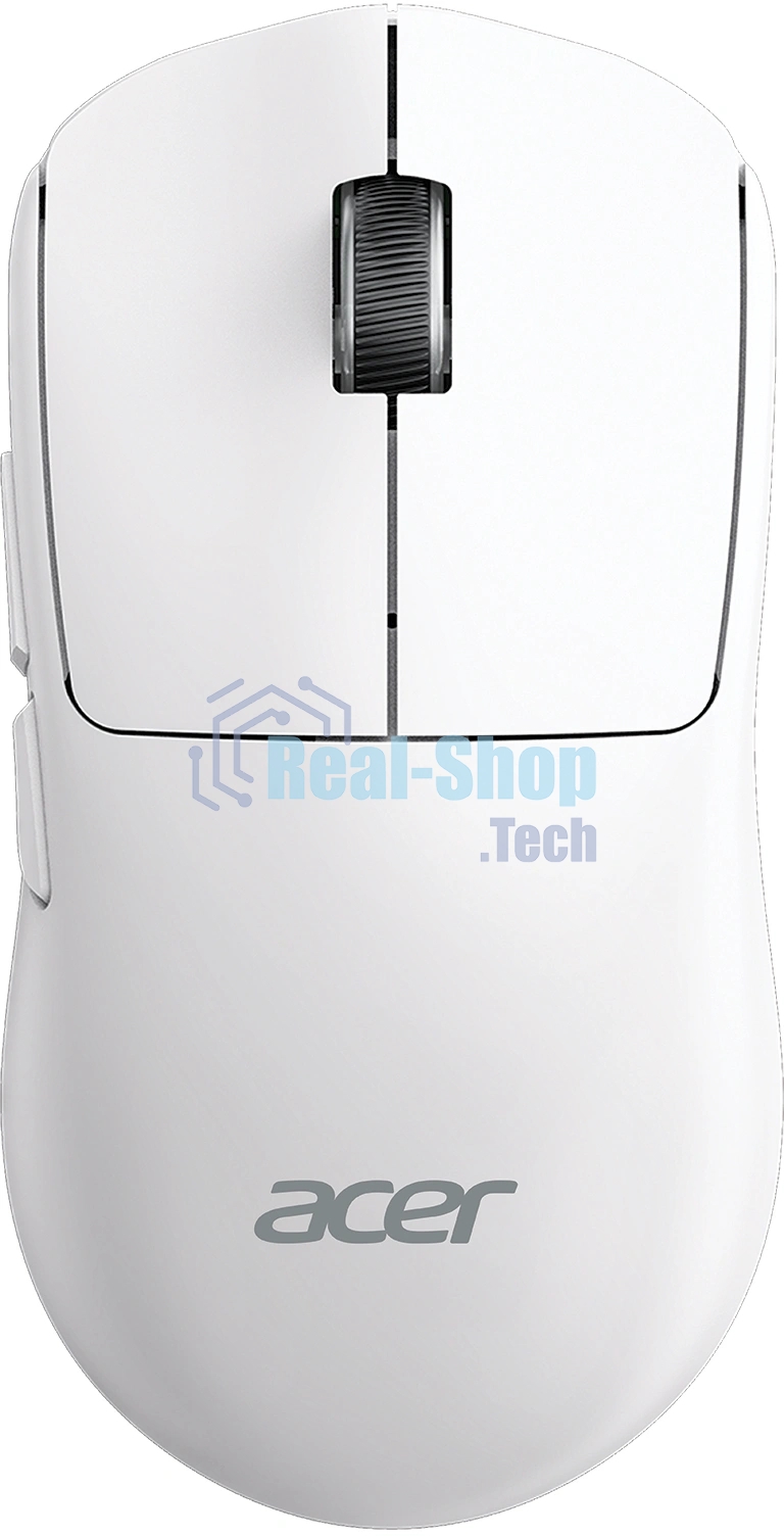 Мышь беспроводная/проводная Acer OMR401 белый, 12000 dpi, радиоканал, Bluetooth, USB, кнопки - 5