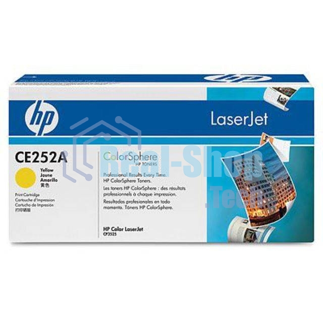 Картридж лазерный HP CE252A желтый для CLJ CM3530/CP3525 7000 стр.
