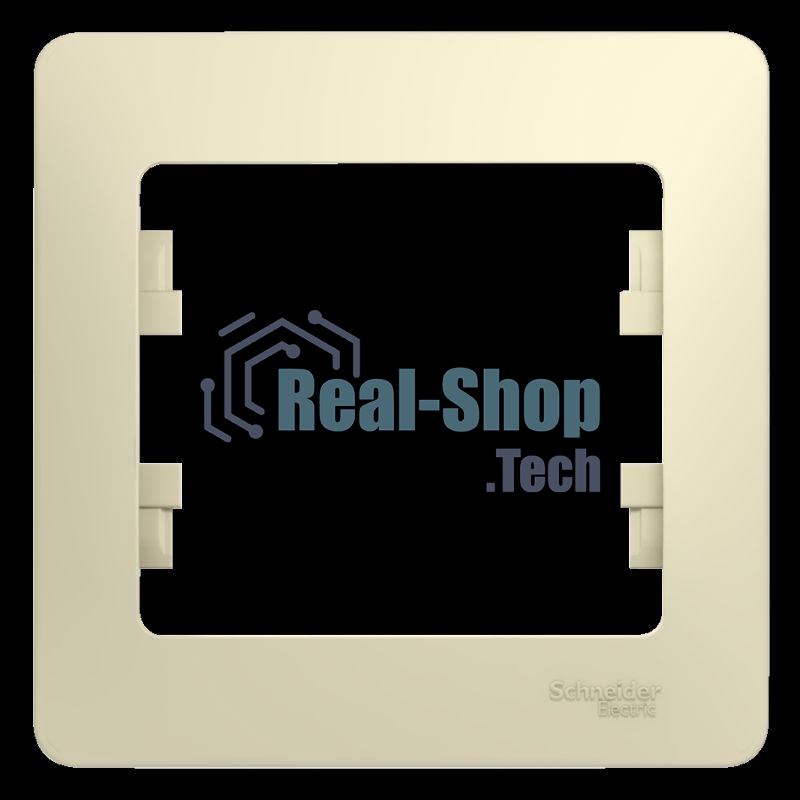 Рамка 1-м Glossa беж. SchE GSL000201