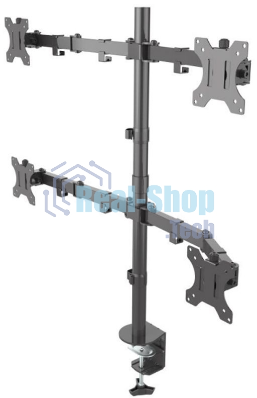 Кронштейн ONKRON D421E для четырех мониторов 13