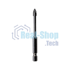 Сверло по стеклу и керамике Kranz 4 мм, шестигранный хвостовик