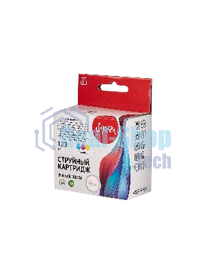 Картридж струйный Sakura F6V16AE (№123 Tri-colour) для HP, триколор, 18 мл., 330 к.