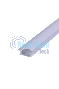 Комплект врезного алюминиевого профиля с рассеивателем Rexant 22х6 мм, 1 м