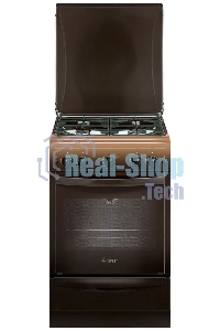 Плита газовая Gefest ПГ 5100-02 0010 коричневый, конфорок 4 шт, духовка 52 л, 50 см x 85 см x 58.5 см