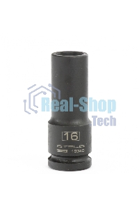 Головка ударная удлиненная шестигранная, 16 мм, 1/2