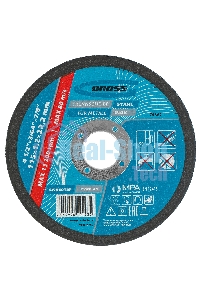 Круг отрезной по металлу Gross SWA60TBF 115х1.2х22.2мм 74362