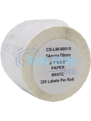 Этикетки Cactus CS-LW-99015 сег.:70x54мм черный белый 320шт/рул Dymo Label Writer 450/4XL
