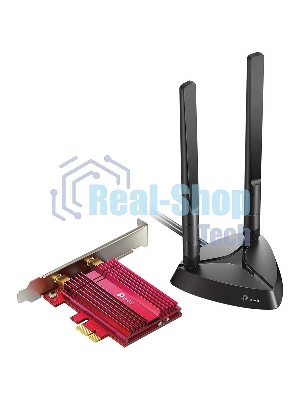 Адаптер TP-Link Wi-Fi 11AX 3000Mbps dual-band PCI-E adapter, two external Antennas