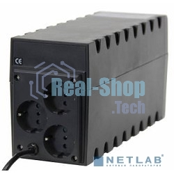 Источник бесперебойного питания Powercom Raptor RPT-600A EURO 360Вт 600ВА черный