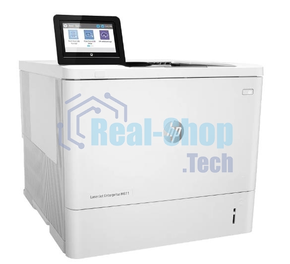 Принтер лазерный HP LaserJet Enterprise M611dn (7PS84A), A4, ч/б, печ. до 61 стр/мин., 1200 x 1200 dpi, USB, RJ-45