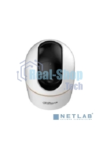 Мини-PT IP-видеокамера Dahua DH-IPC-H4AP-0360B с Wi-Fi 2.4ГГц 4Мп, 1/3” CMOS, объектив 3.6мм, видеоаналитика, ИК до 10м