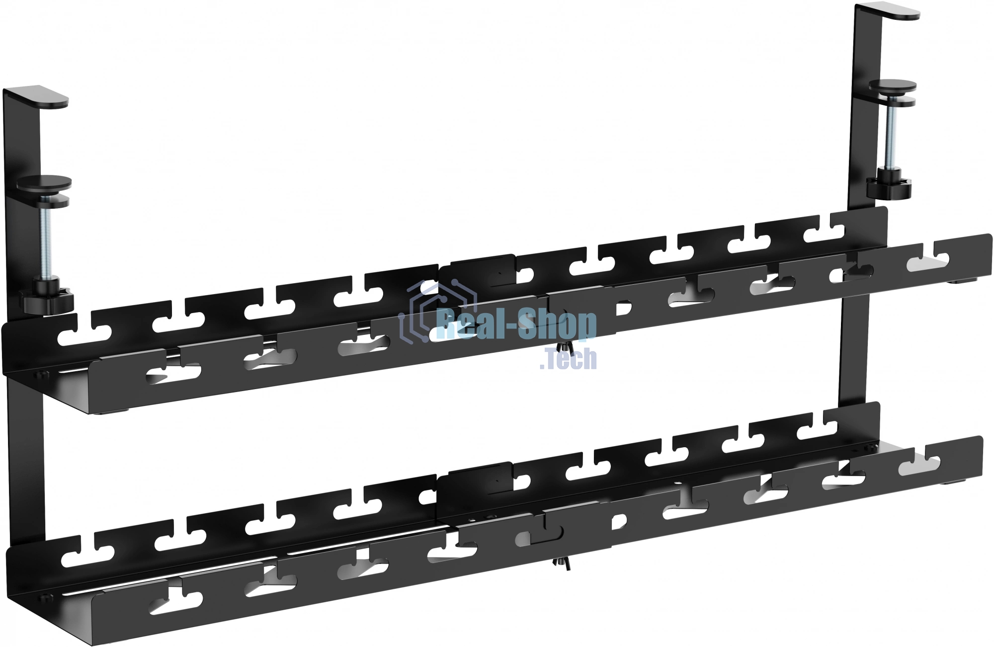 Кабель-канал Cactus CS-CM-700-2BK для столов 72.8x13.5x34.2 см черный