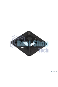 Самоклеющаяся площадка для крепления стяжек ExeGate EX293146RUS STM3030B-100 (30х30 мм, halogen free, -40°C - +85°C, черная, 100 шт)