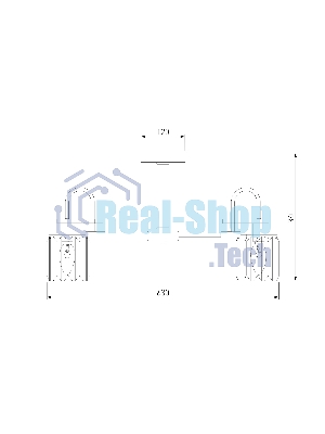 70090/5 / потолочный светильник / черный Smart