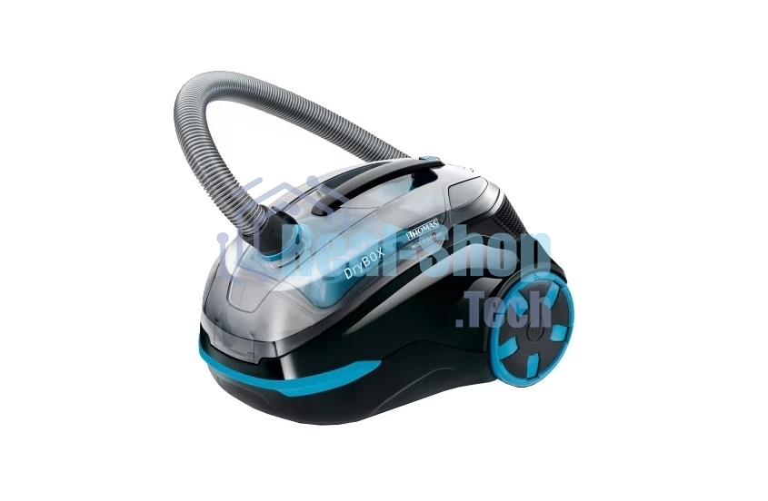 Пылесос Thomas DryBOX черный/синий, 300/1700Вт, уборка сухая, пылесборник контейнер 2.1 л