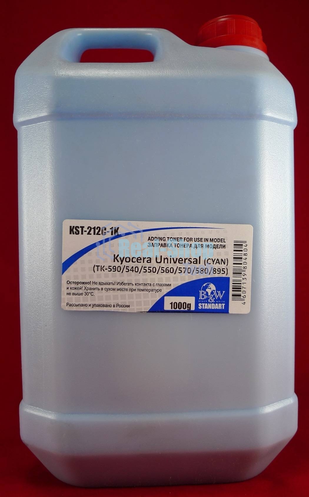 Тонер Kyocera Universal (TK-590/540/550/560/570/580/895) cyan (кан. 1кг) B&W Standart (Tomoegawa) фас России