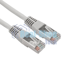 Пaтч-корд F/UTP Rexant, cat. 5e, RJ45-RJ45, экранированный, 24AWG, LSZH, серый, 3м
