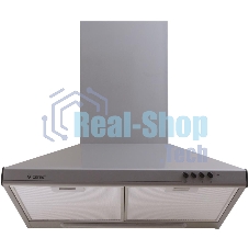 Вытяжка каминная Gefest ВО 10 К44 серебристый, 60 см, 300 куб. м/ч, 75 дБ