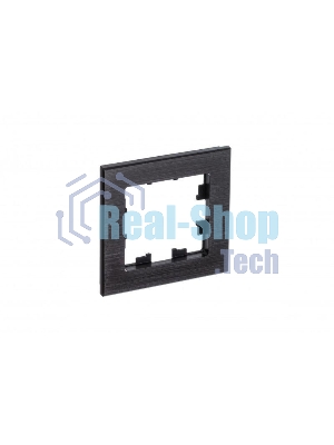 Рамка 1-м AtlasDesign Nature металл оникс SchE ATN312301