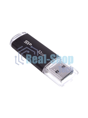 Флешка USB 32Gb Silicon Power Ultima U02 (SP032GbUF2U02V1K), USB 2.0, черный