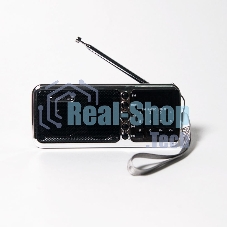 Радиоприемник портативный Сигнал РП-226BT черный/серебристый USB microSD