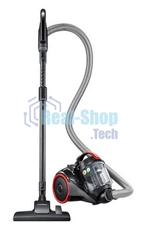 Пылесос Samsung VC15K4116VR/EV красный/черный, 390/1500 Вт, уборка сухая, пылесборник контейнер 1.3 л