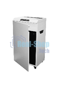 Шредер ГЕЛЕОС УО65-4, DIN P-4 (4 ур-нь секр.), фрагмент 3,9х30мм, 34-38 лист (70г/м2), CD/пл.карты/скрепки/скобы, 65 литров